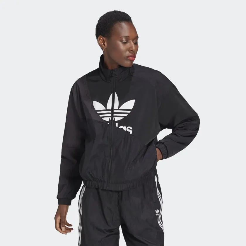 Adidas Women's Adicolor Split Trefoil Track Top HC7056