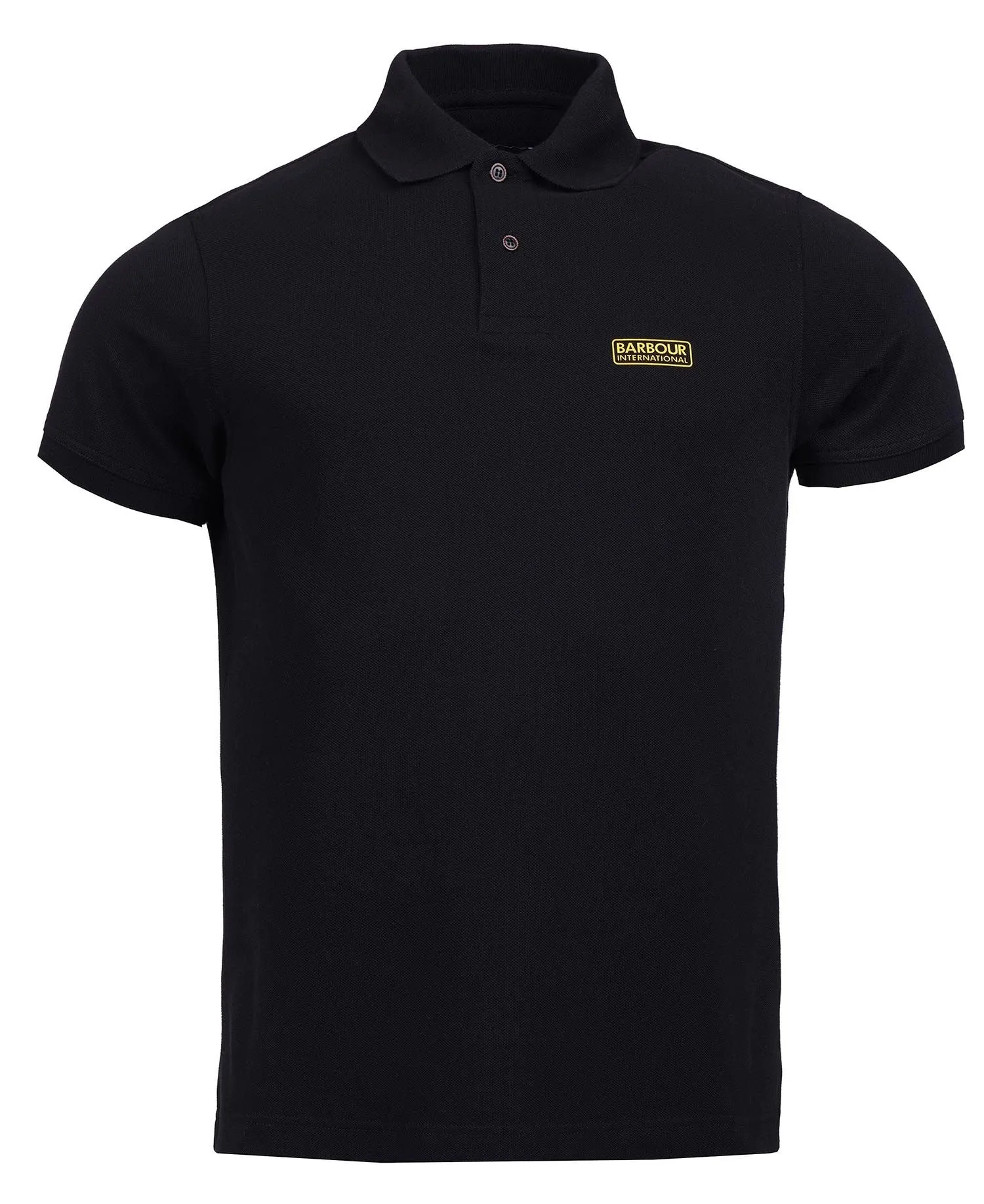 BARBOUR INTERNATIONAL ESSENTIAL POLO BLACK