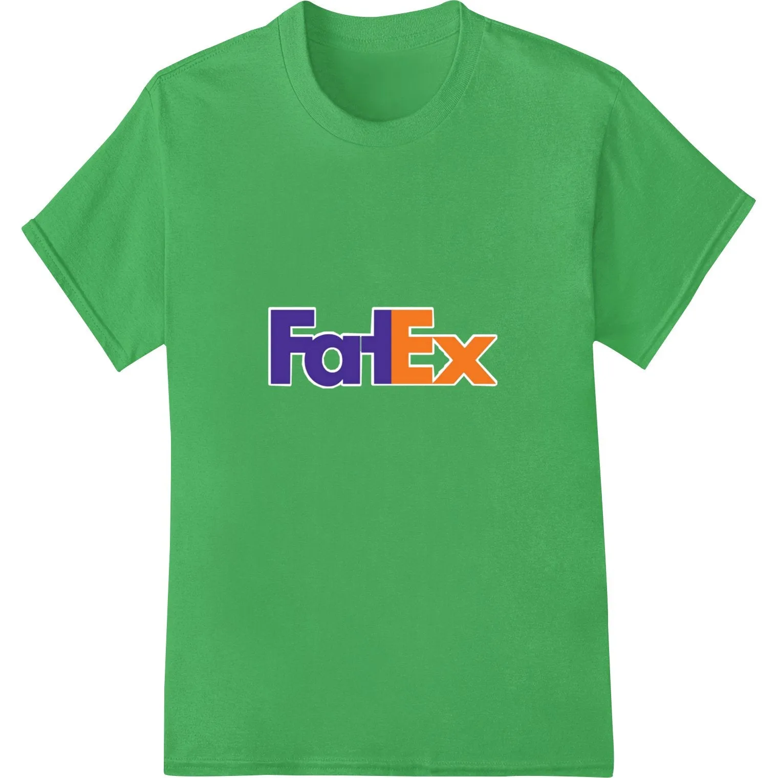 Bold FatEx Logo Heat Transfer - Modern Purple & Orange