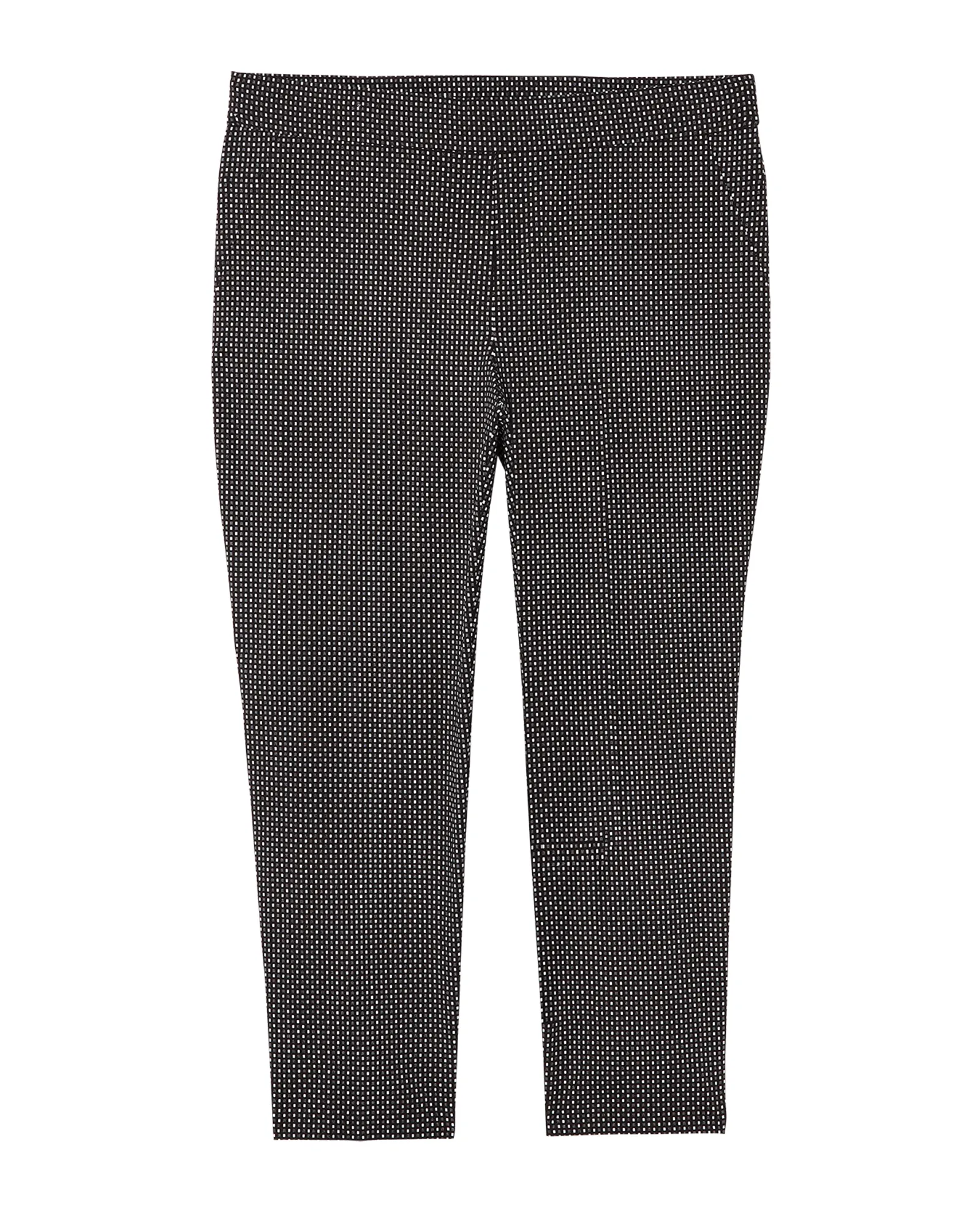 Brisbane Printed Ankle Pant | Black / White