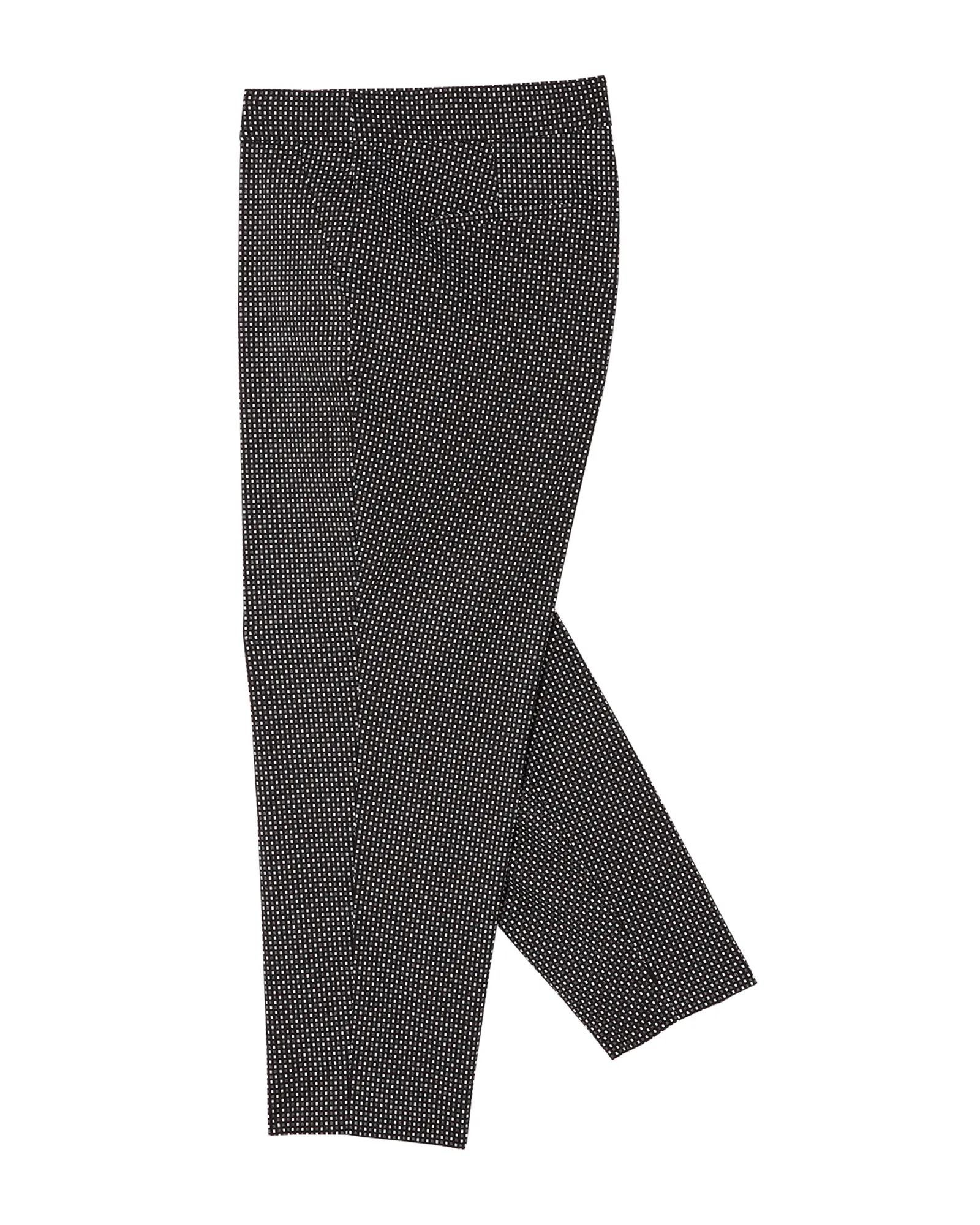 Brisbane Printed Ankle Pant | Black / White