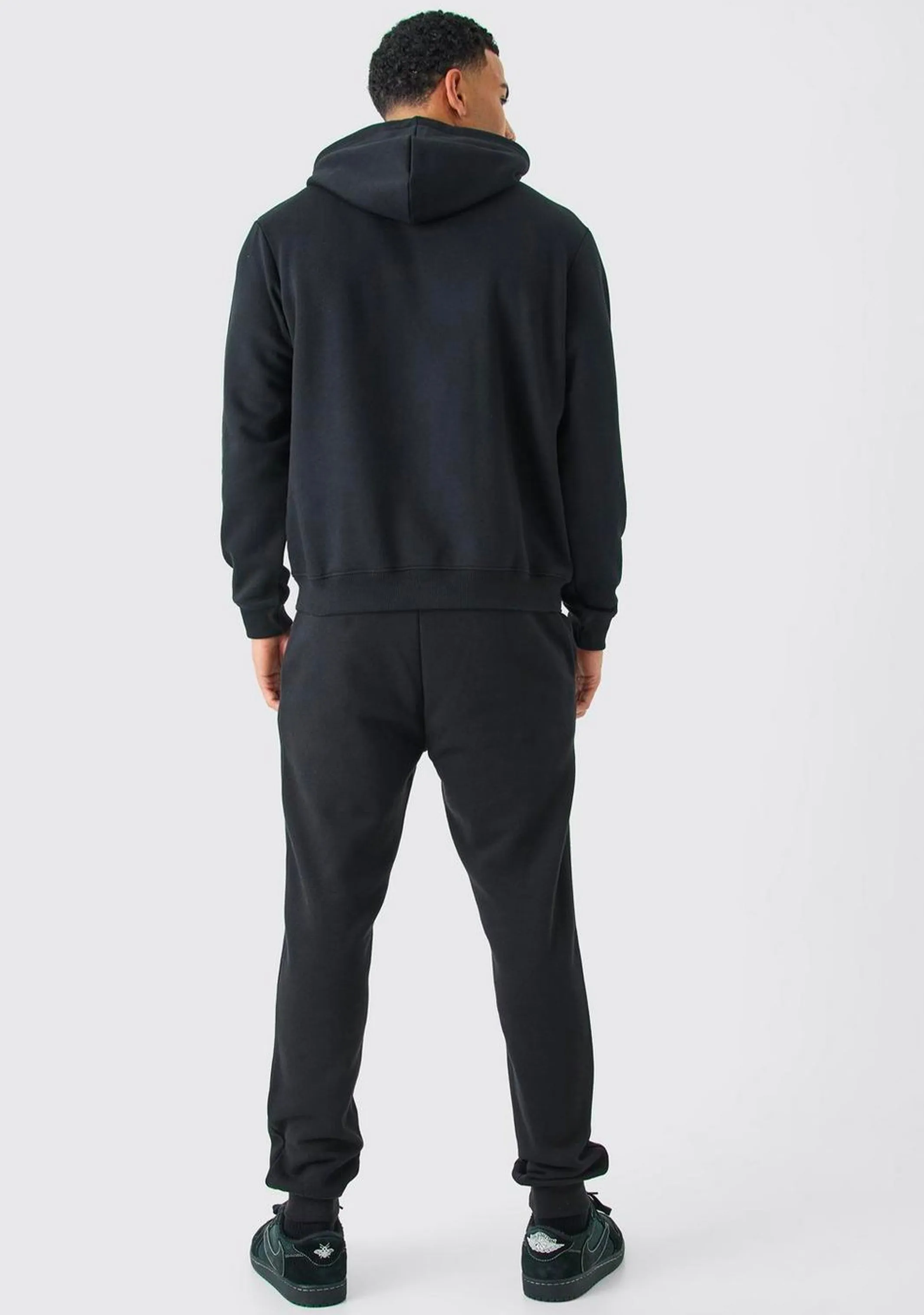 Champion Mens Script Hoodie Black <br> AY79N BLK