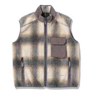 CHECK BOA VEST