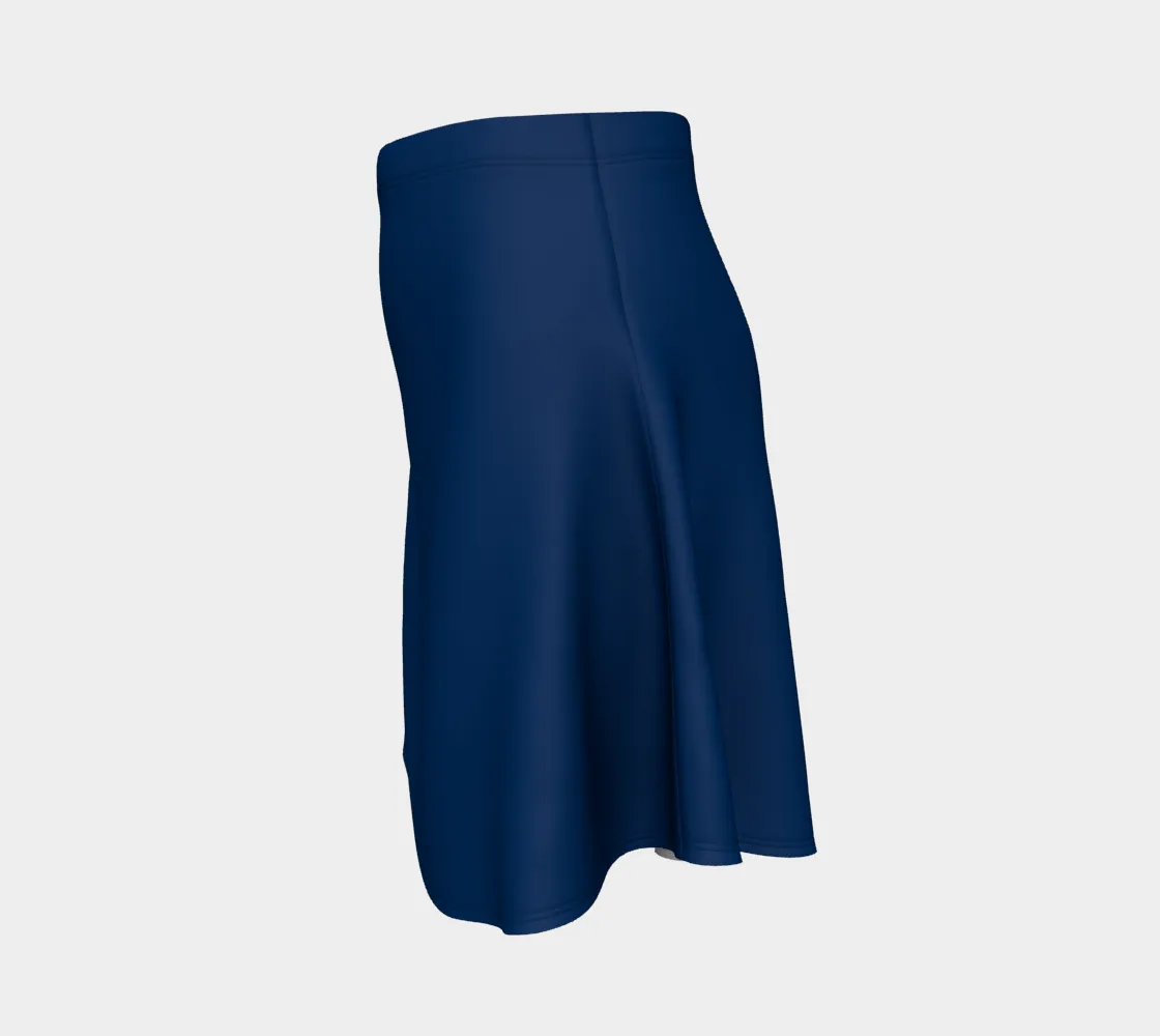 Classic Blue Flare Skirt