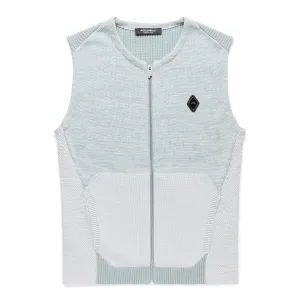 CONTRAST TECH KNIT VEST