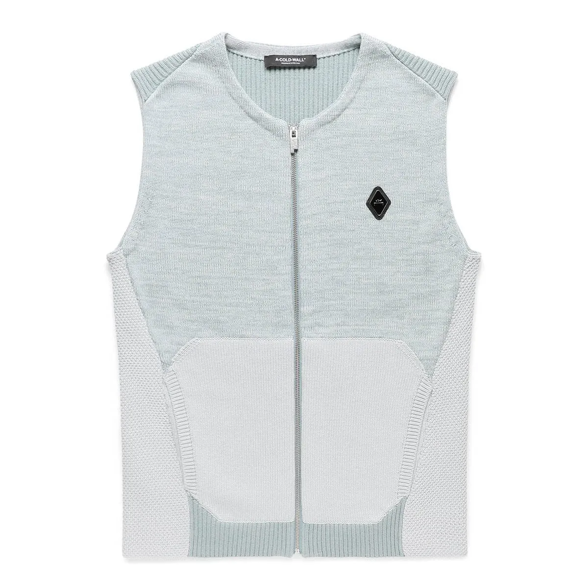 CONTRAST TECH KNIT VEST