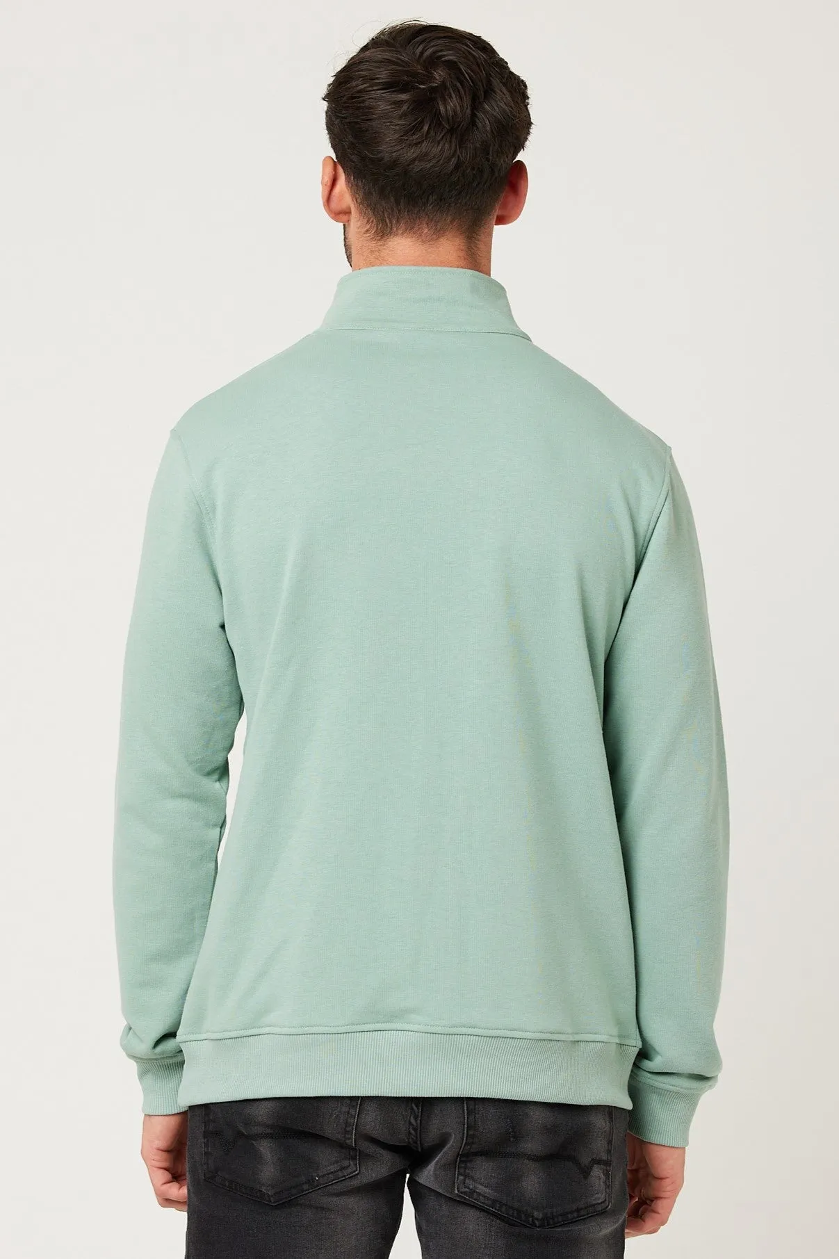 Crestfield 1/4 Zip Jumper - Green