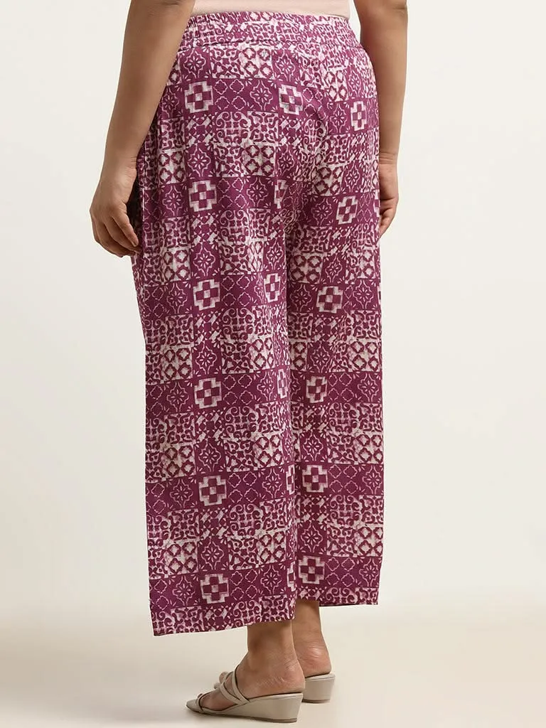 Diza Pink Wide Leg Pants