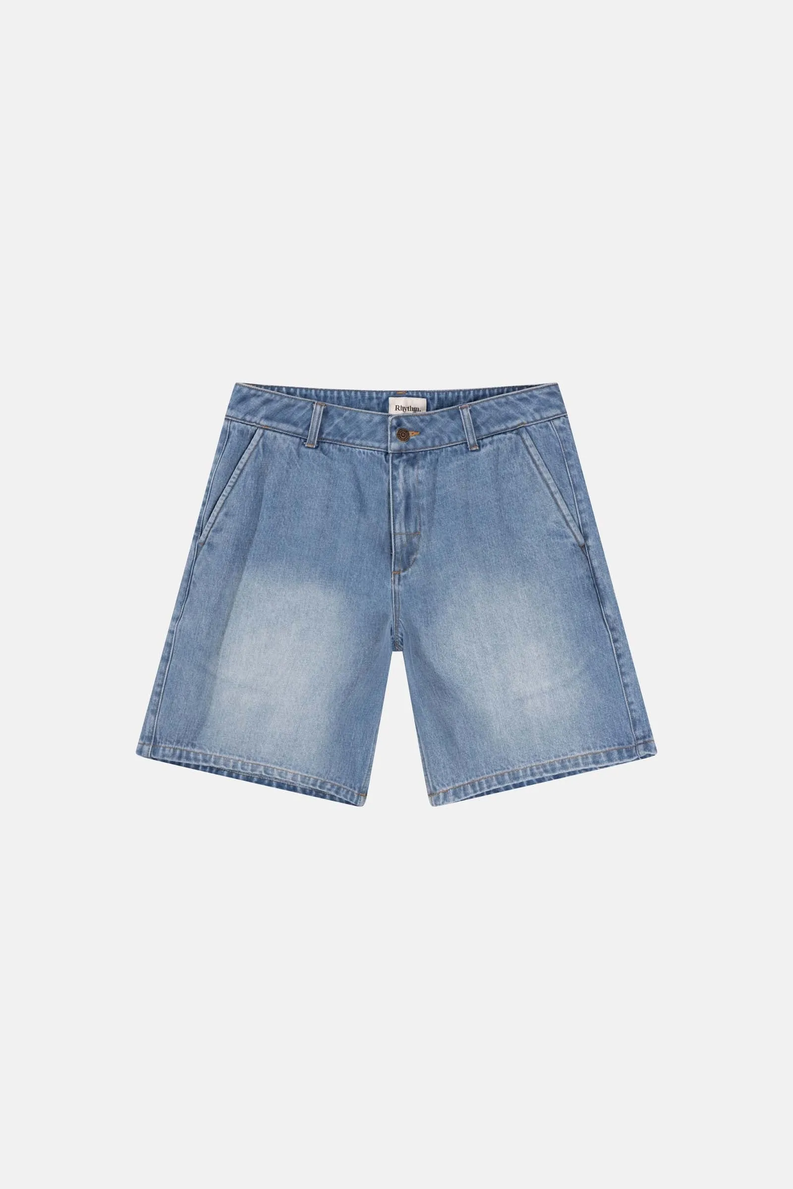 Essential Denim Short Worn Indigo