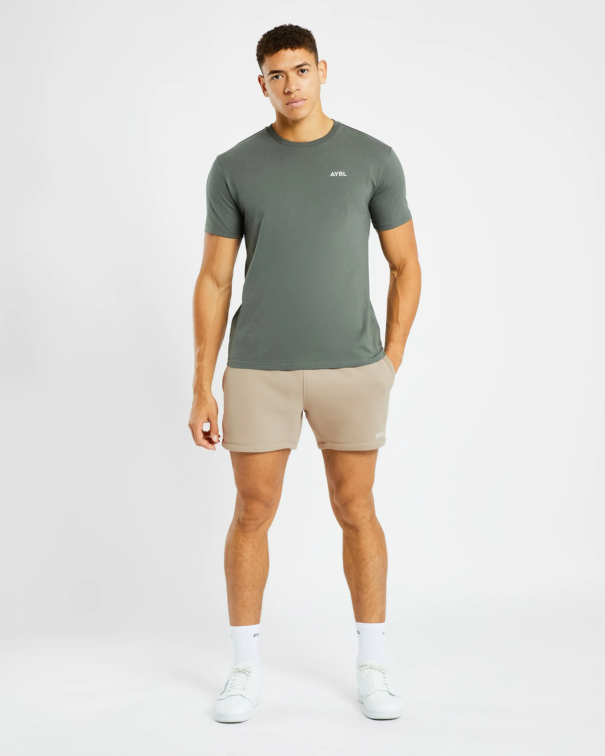 Essential T Shirt - Muted Green