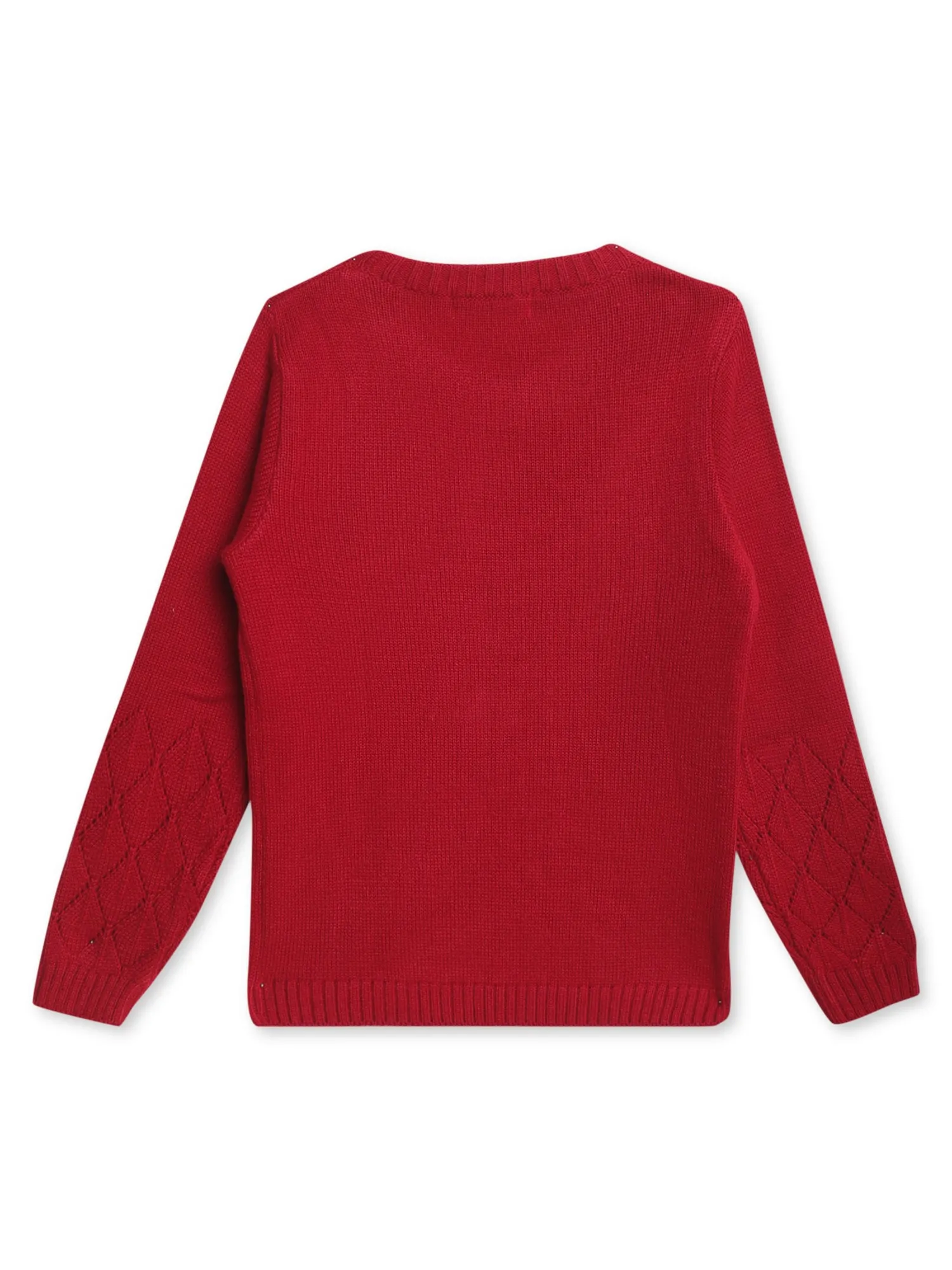 Girls Red Sweater