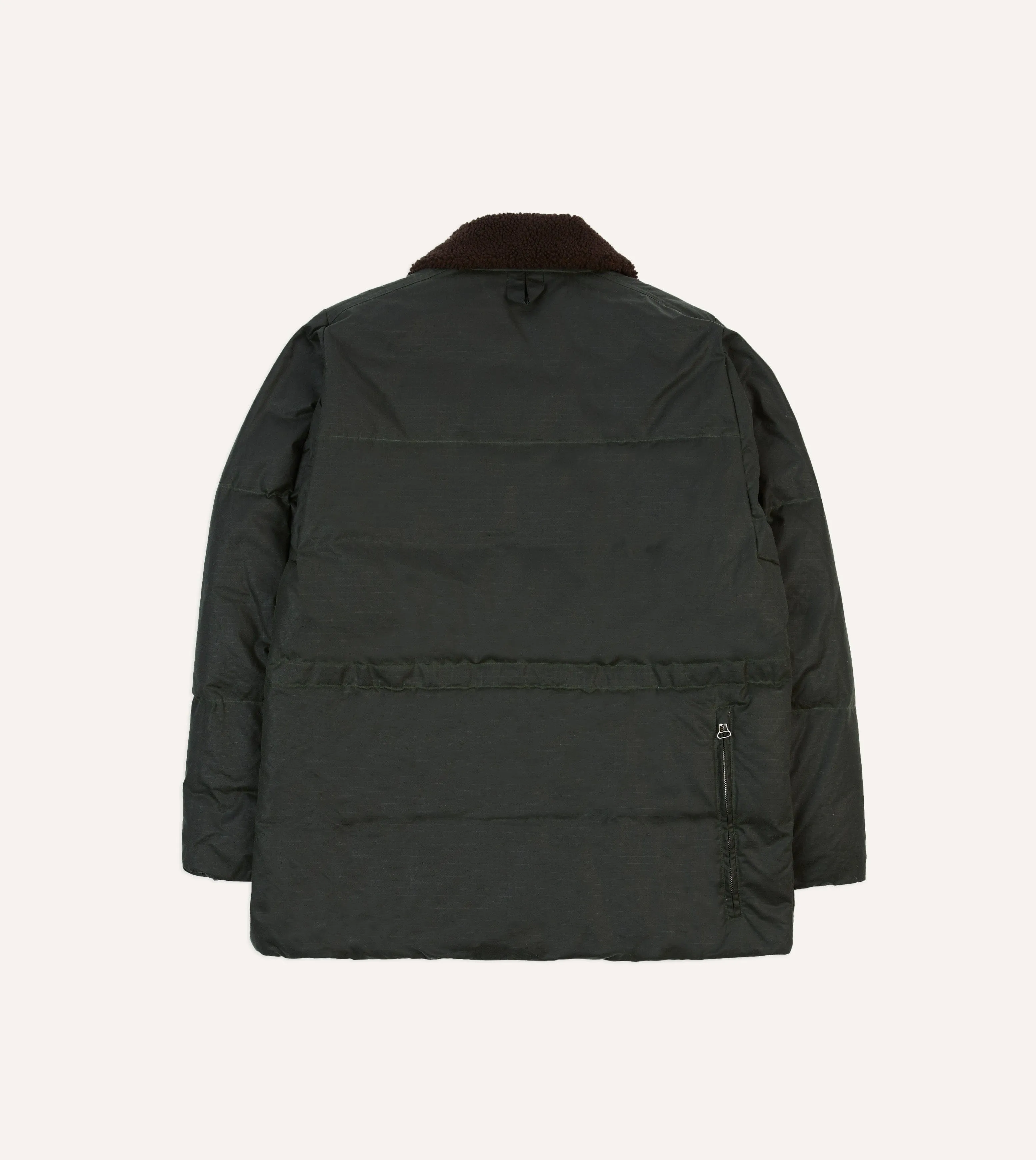 Green Waxed Cotton Expedition Parka