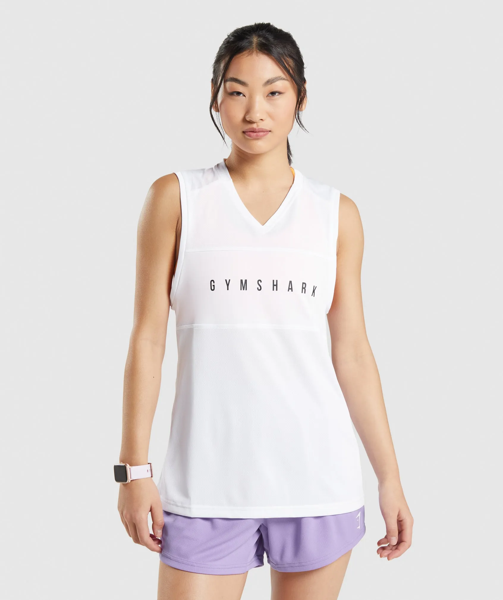 Gymshark Sport Loose Tank - White