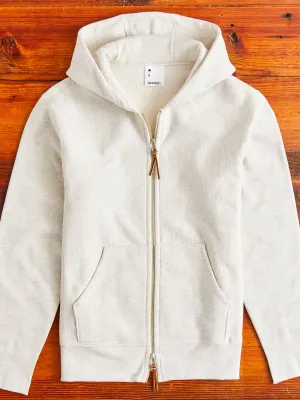 Heavyweight Zip Hoodie in Oatmeal