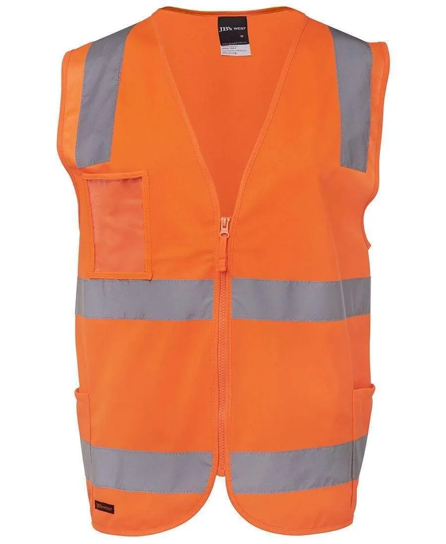 JB'S Hi-Vis Zip Safety Vest 6DNSZ