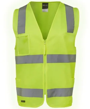 JB'S Hi-Vis Zip Safety Vest 6DNSZ