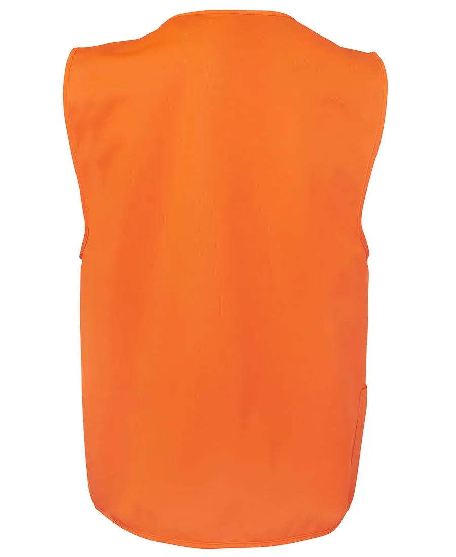 JB's Hi Vis Zip Safety Vest - 6HVSZ