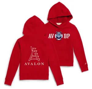 Kids AVBP Essential Fleece Hood - Red