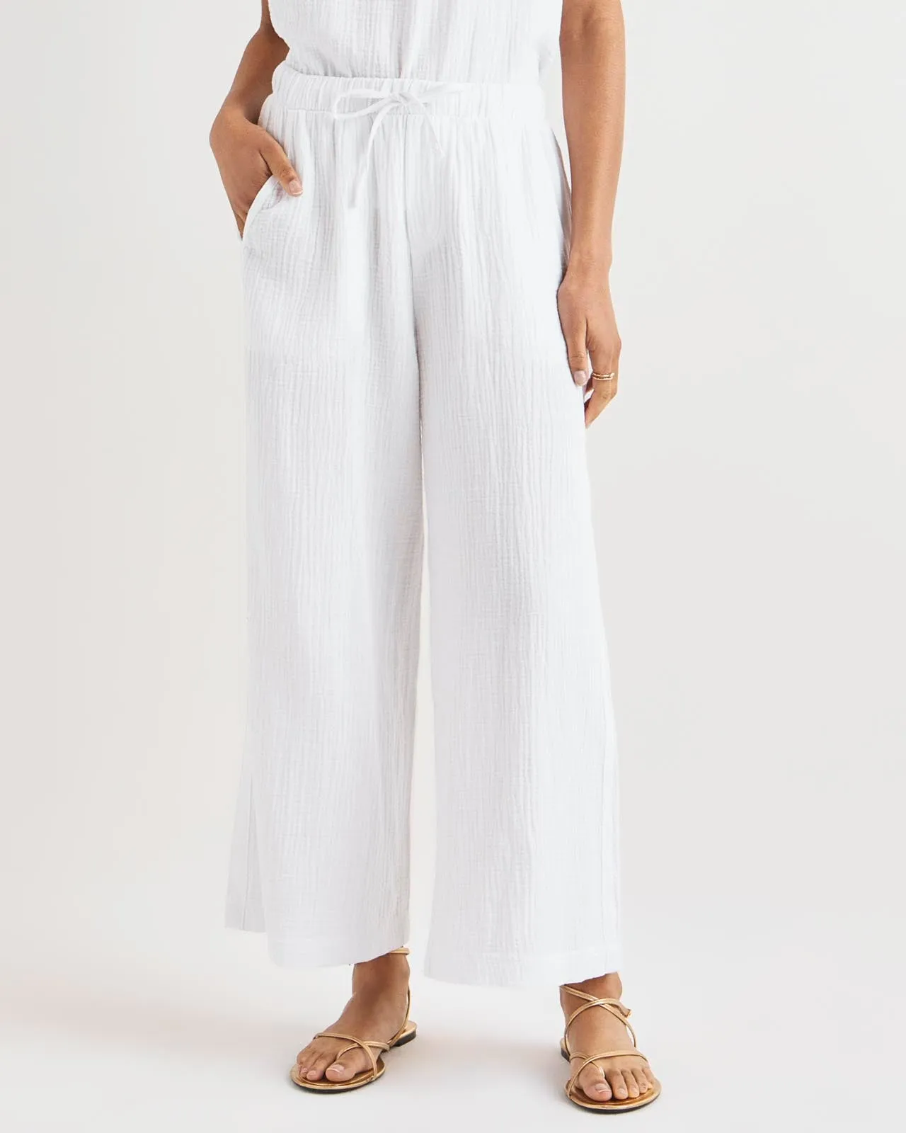 Kit Gauze Palazzo Pant