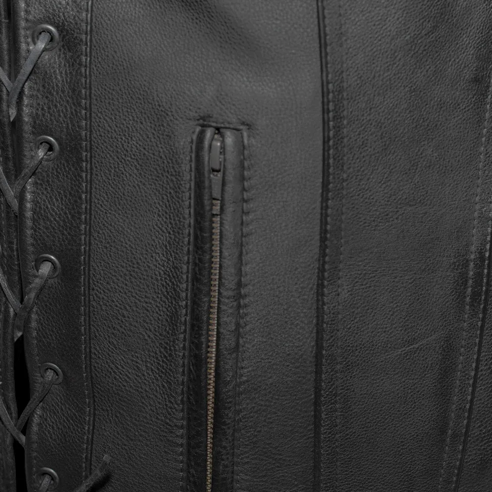 Men's Gambler Leather Vest