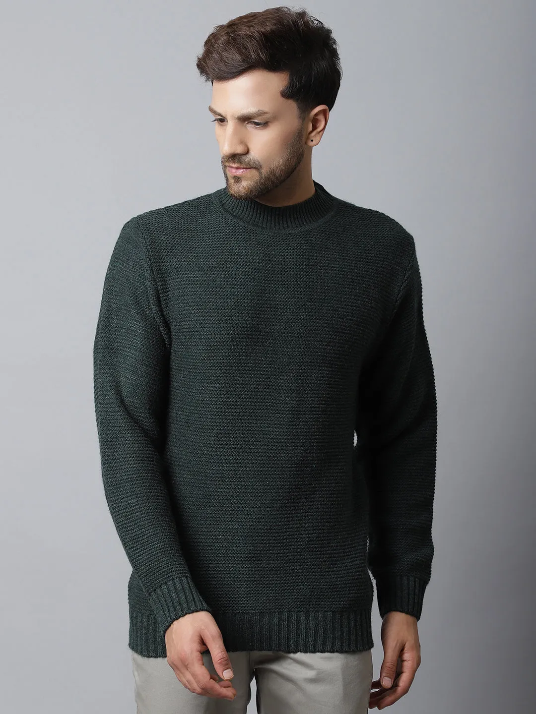 Mens Green Sweater