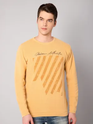 Mens Mustard Sweater