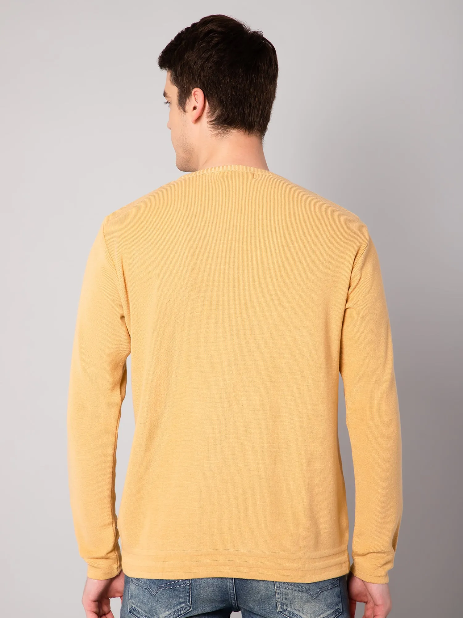 Mens Mustard Sweater