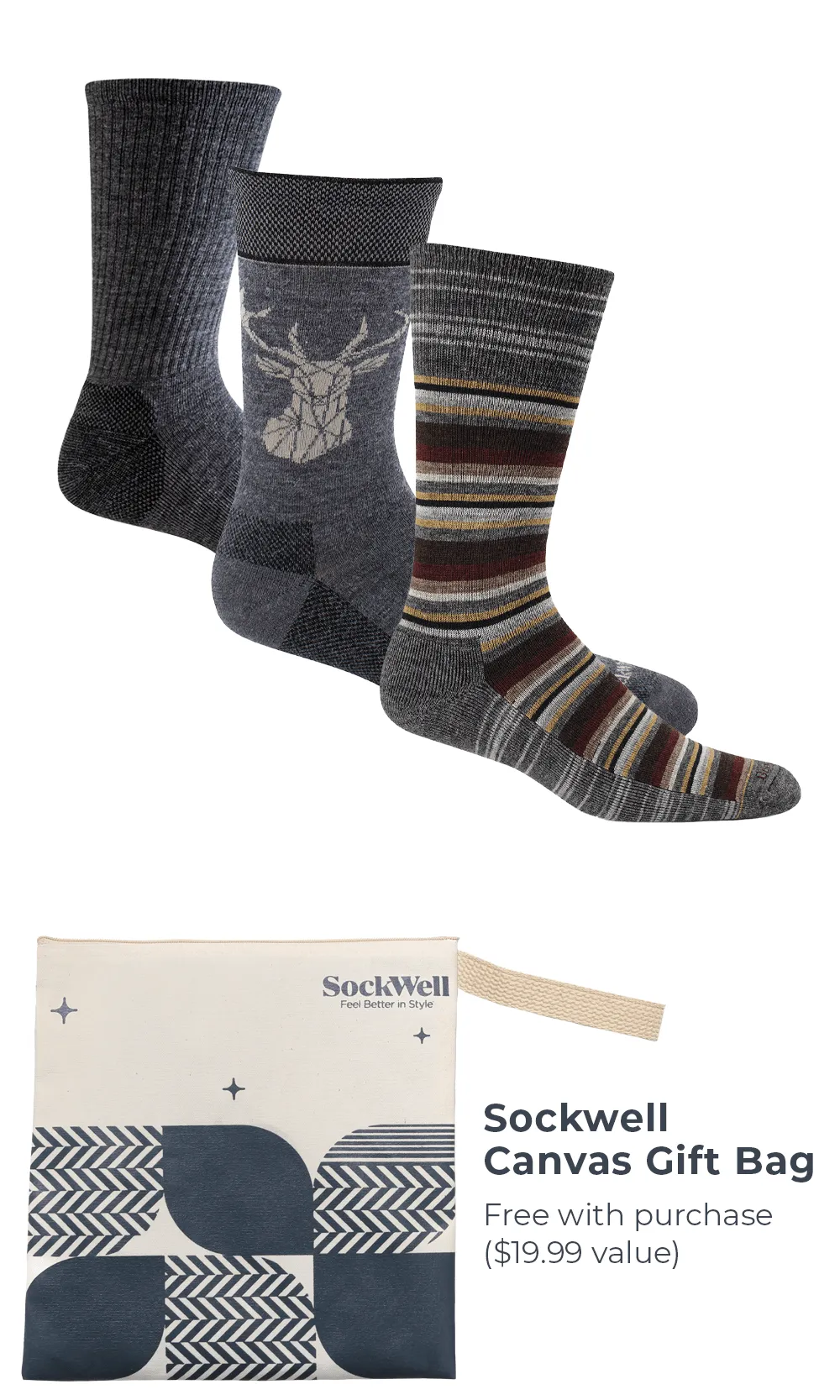 Men's Rugged Stripe Bundle | Essential Comfort