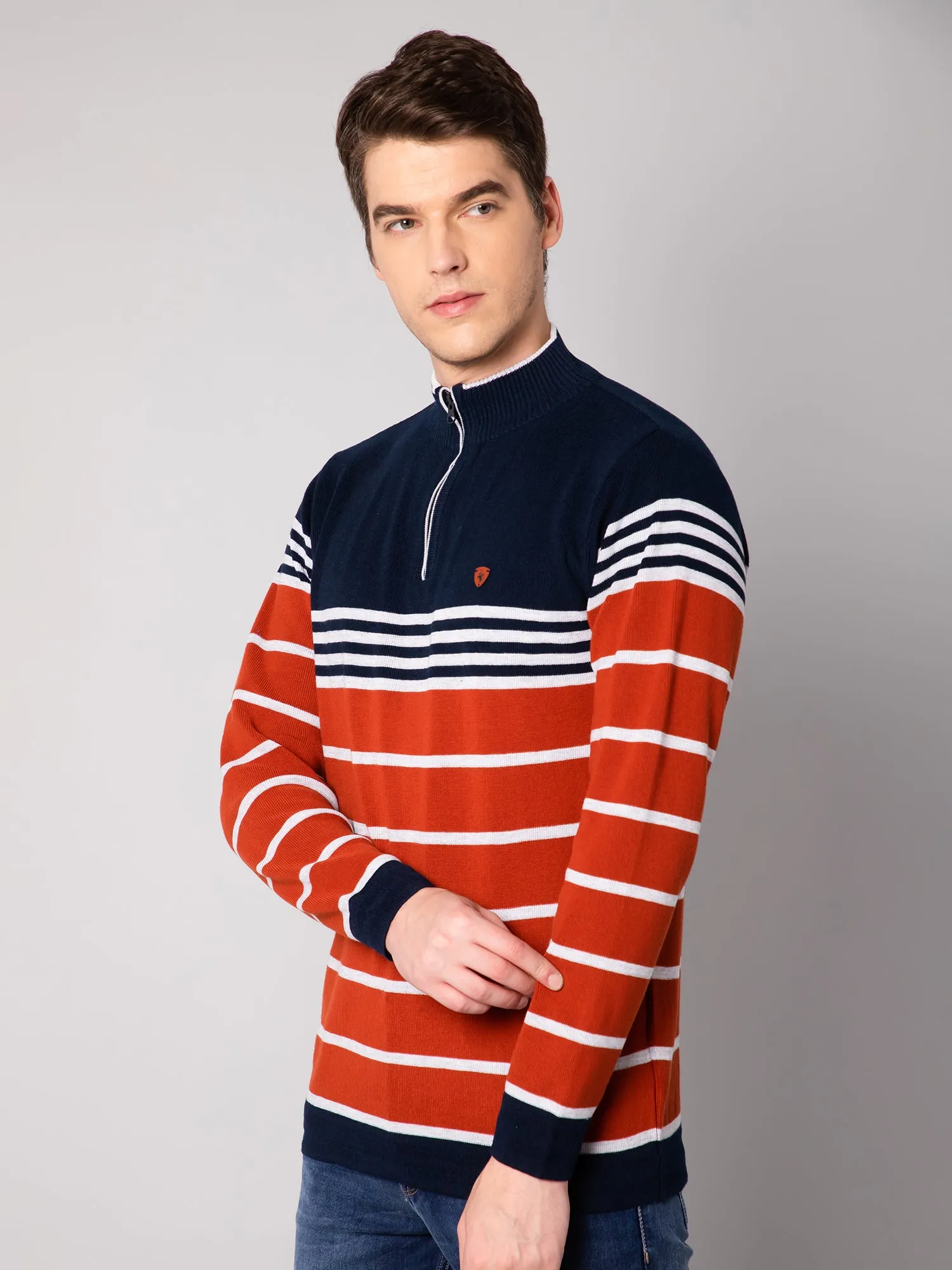 Mens Rust Sweater