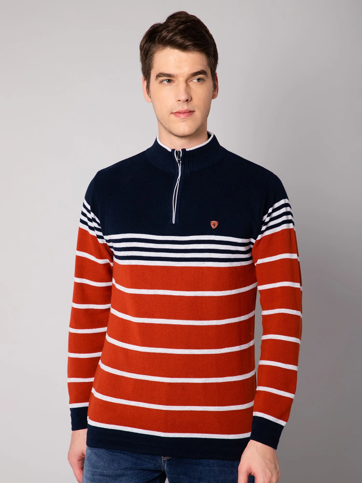 Mens Rust Sweater