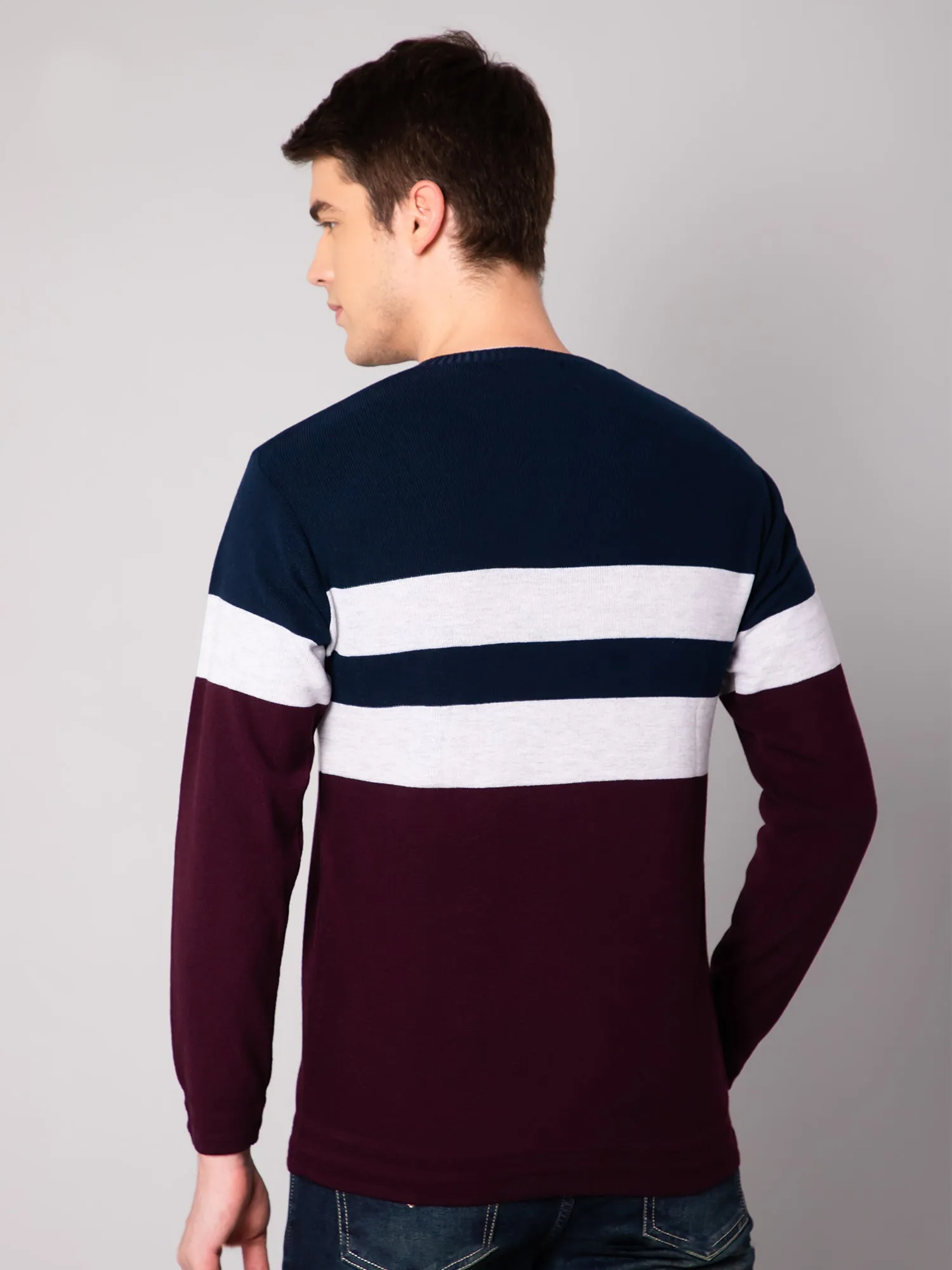 Mens Wine Sweater