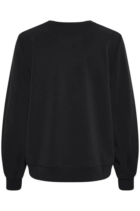 My Essential Wardrobe Black Sweatshirt