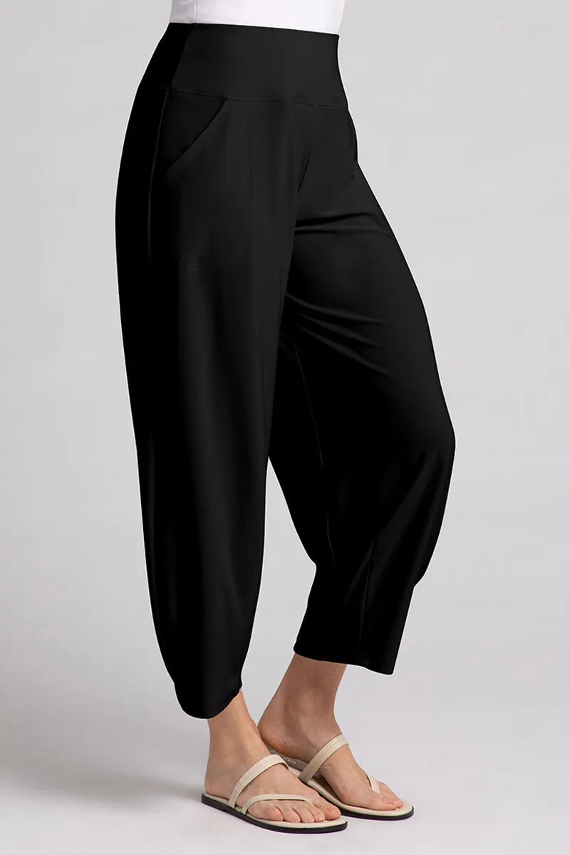 Narrow Lantern Pant | Black