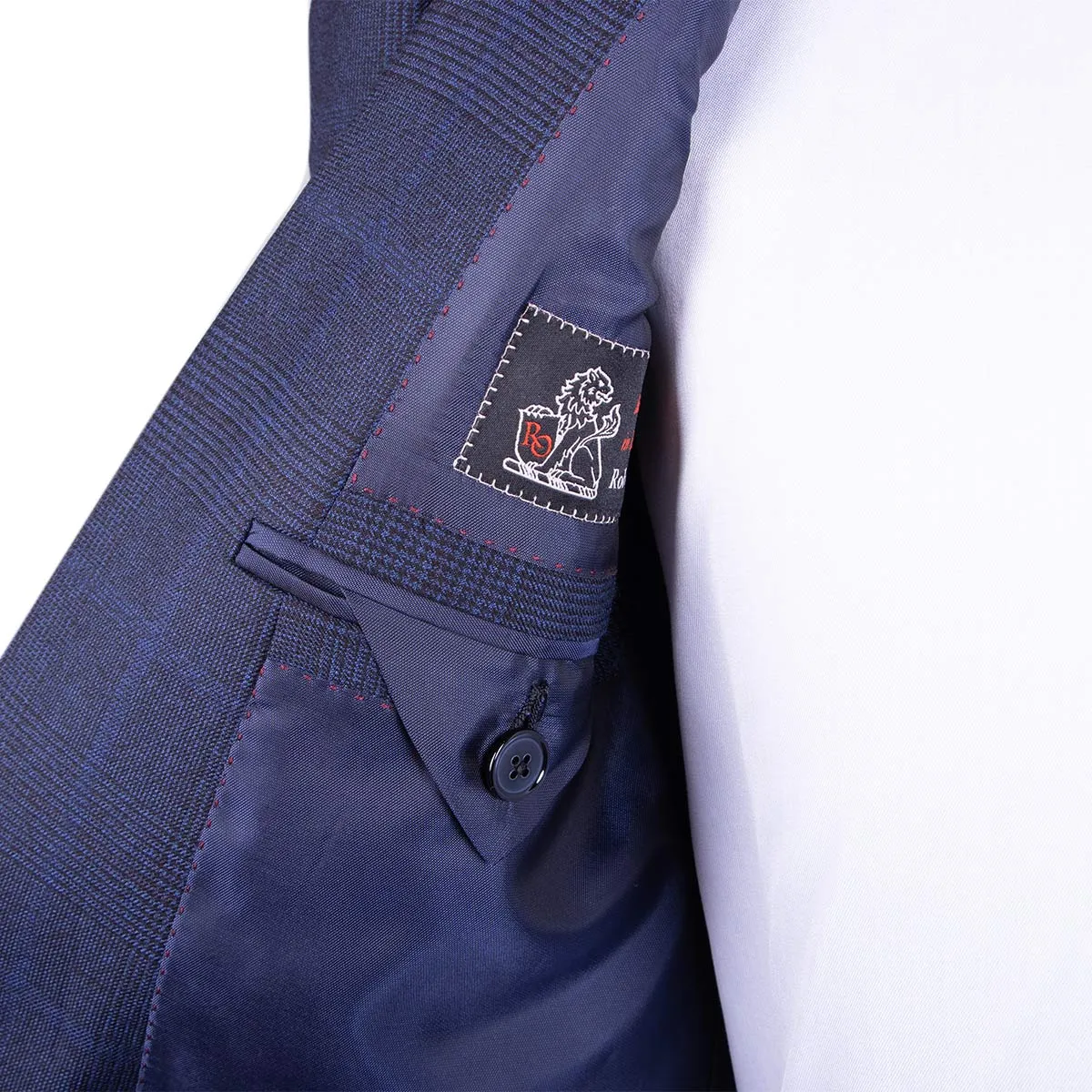 Navy Check Super 130's Wool Suit