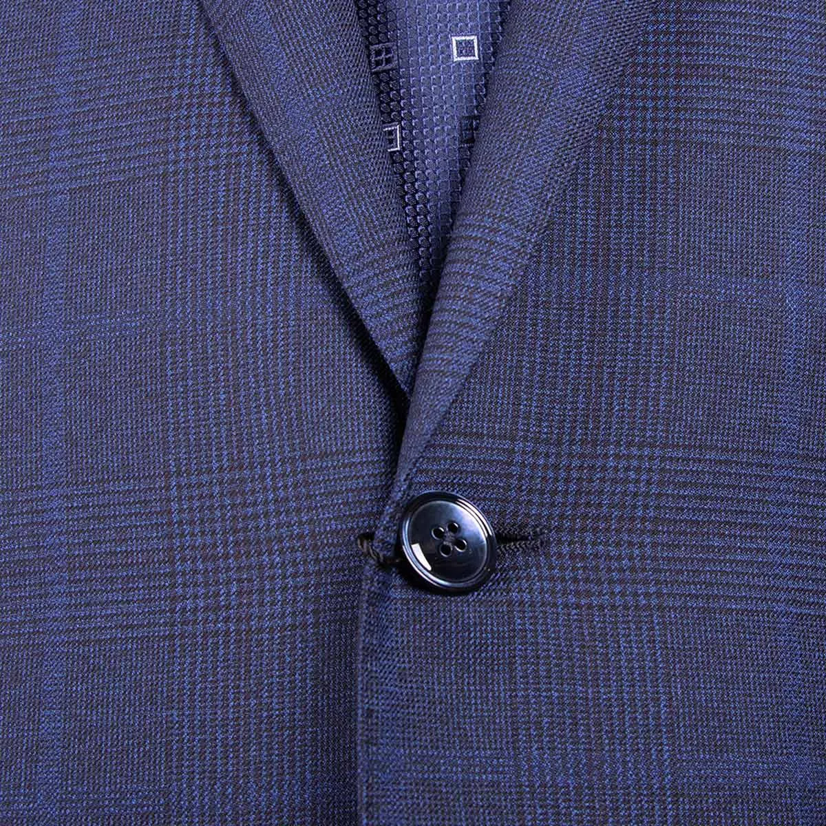 Navy Check Super 130's Wool Suit