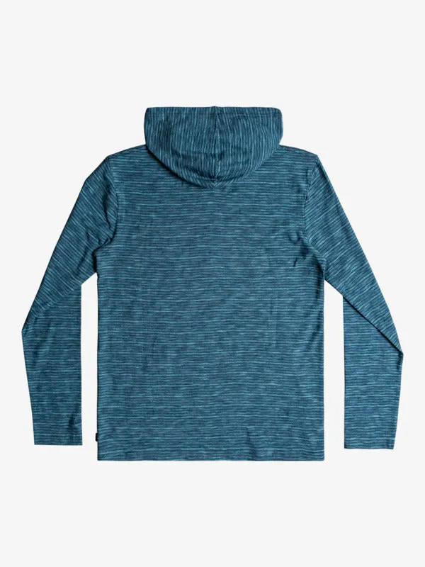 Quiksilver Kentin Hooded L/S Tee-Insignia Blue