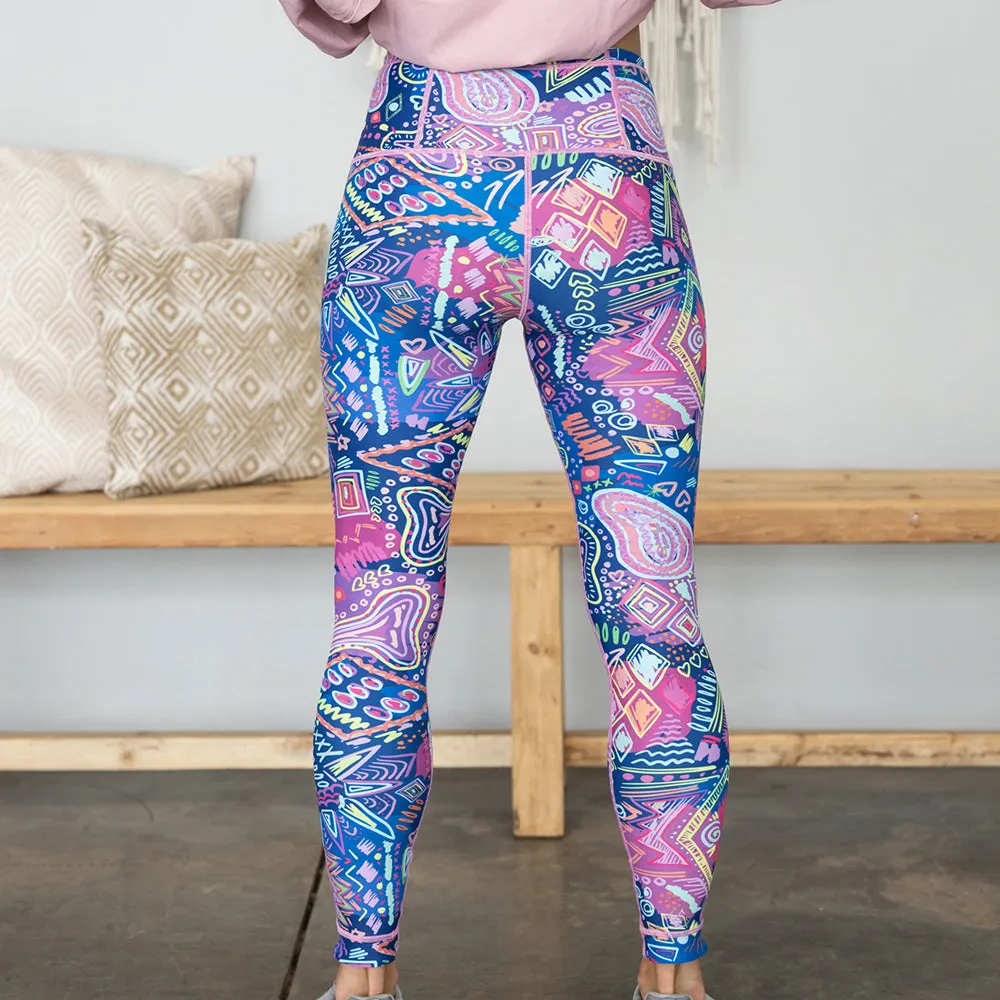 Reversible Printed Tights | Tooty Fruity