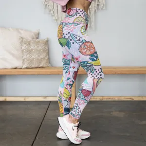 Reversible Printed Tights | Tooty Fruity