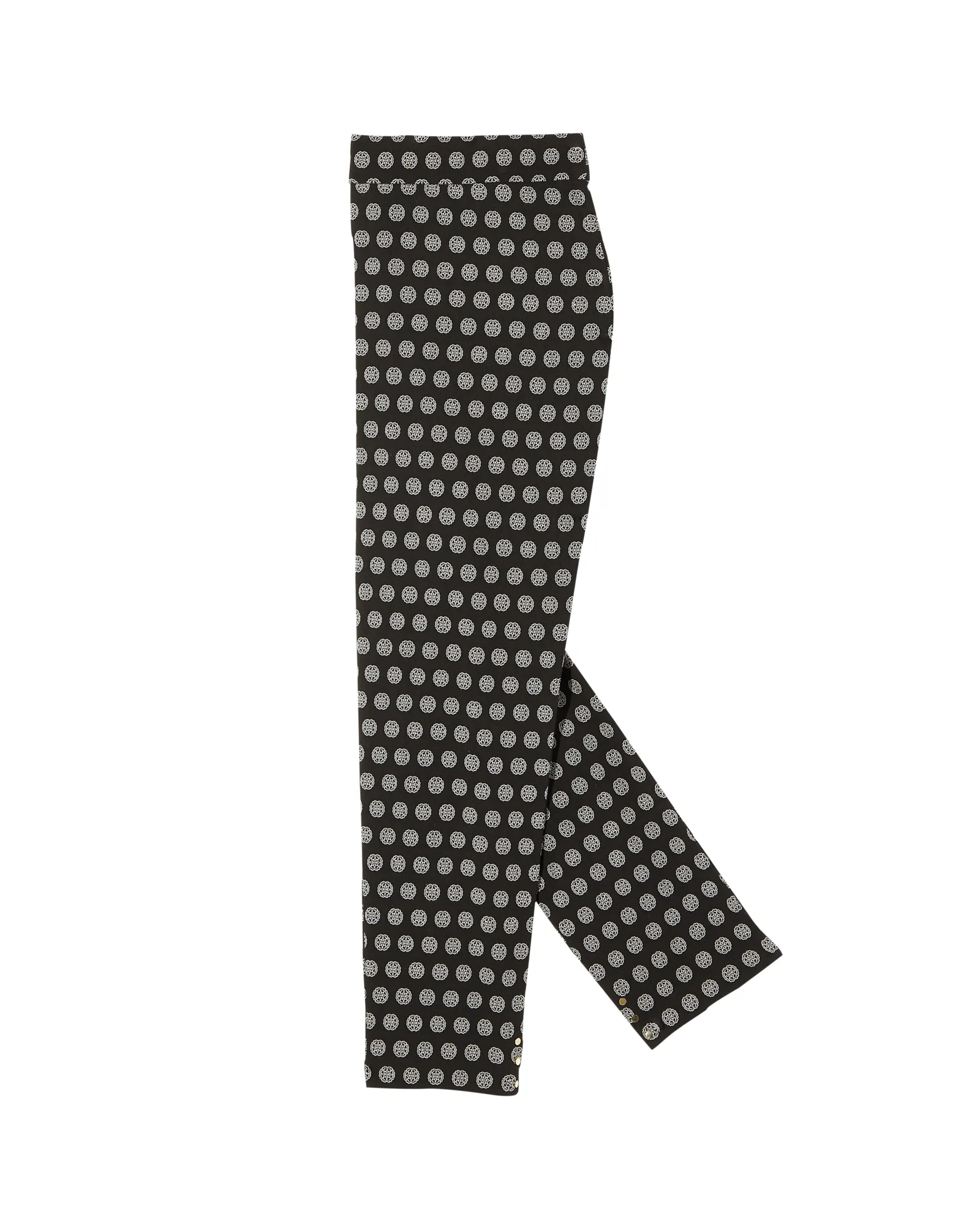 Sardinia Pull On Pant | Black / Ivory