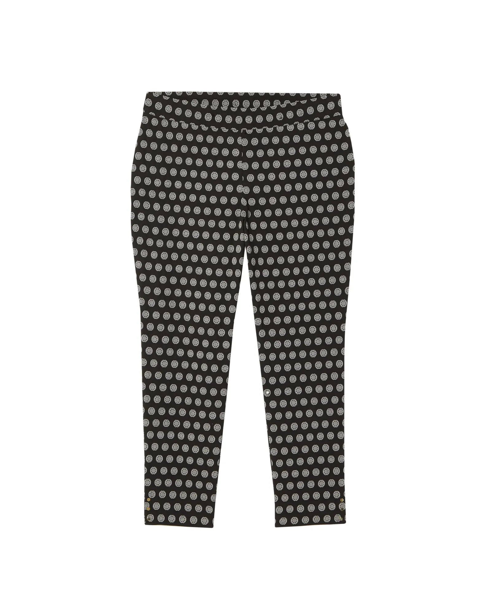 Sardinia Pull On Pant | Black / Ivory