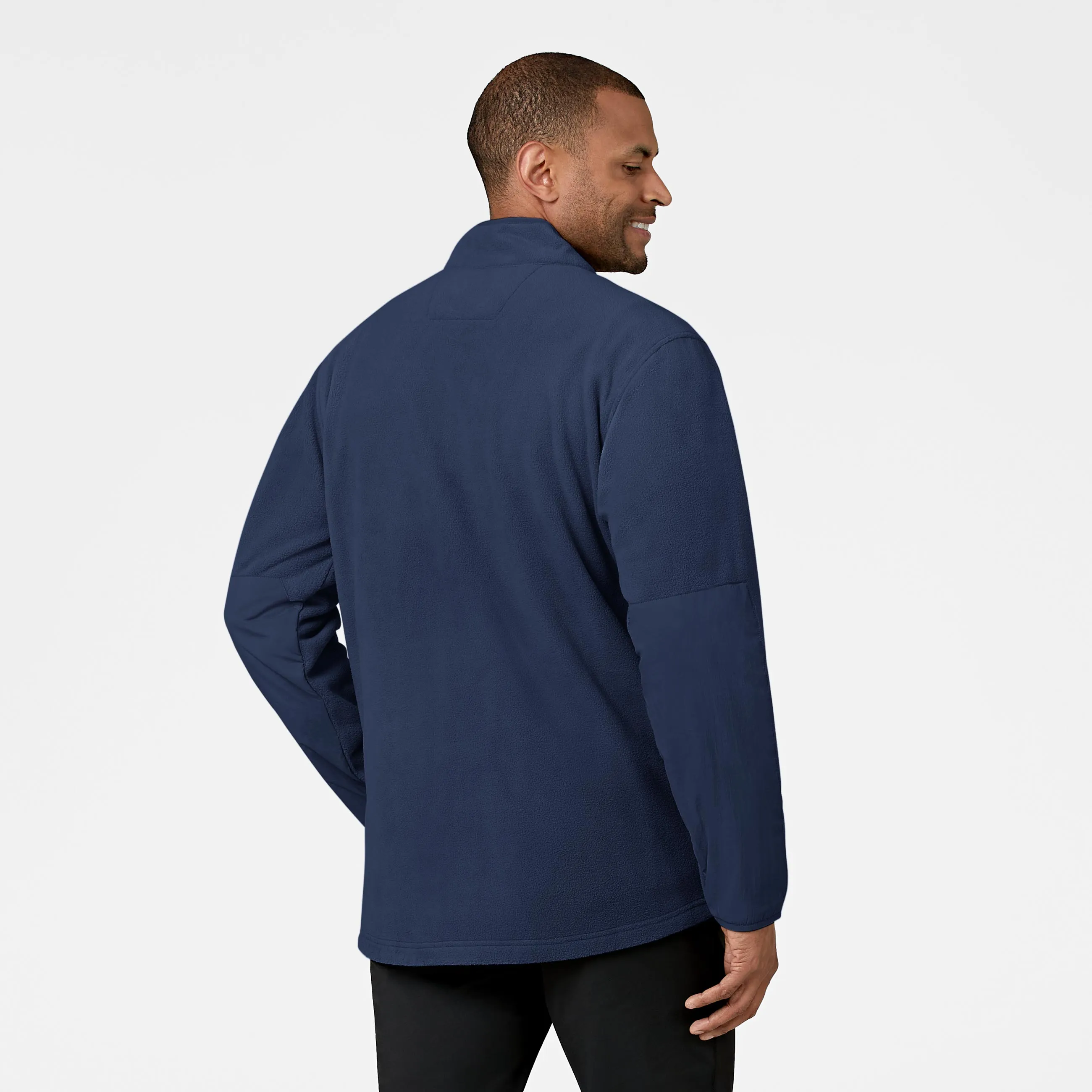 Slate Men's Micro Fleece Zip Jacket - Navy