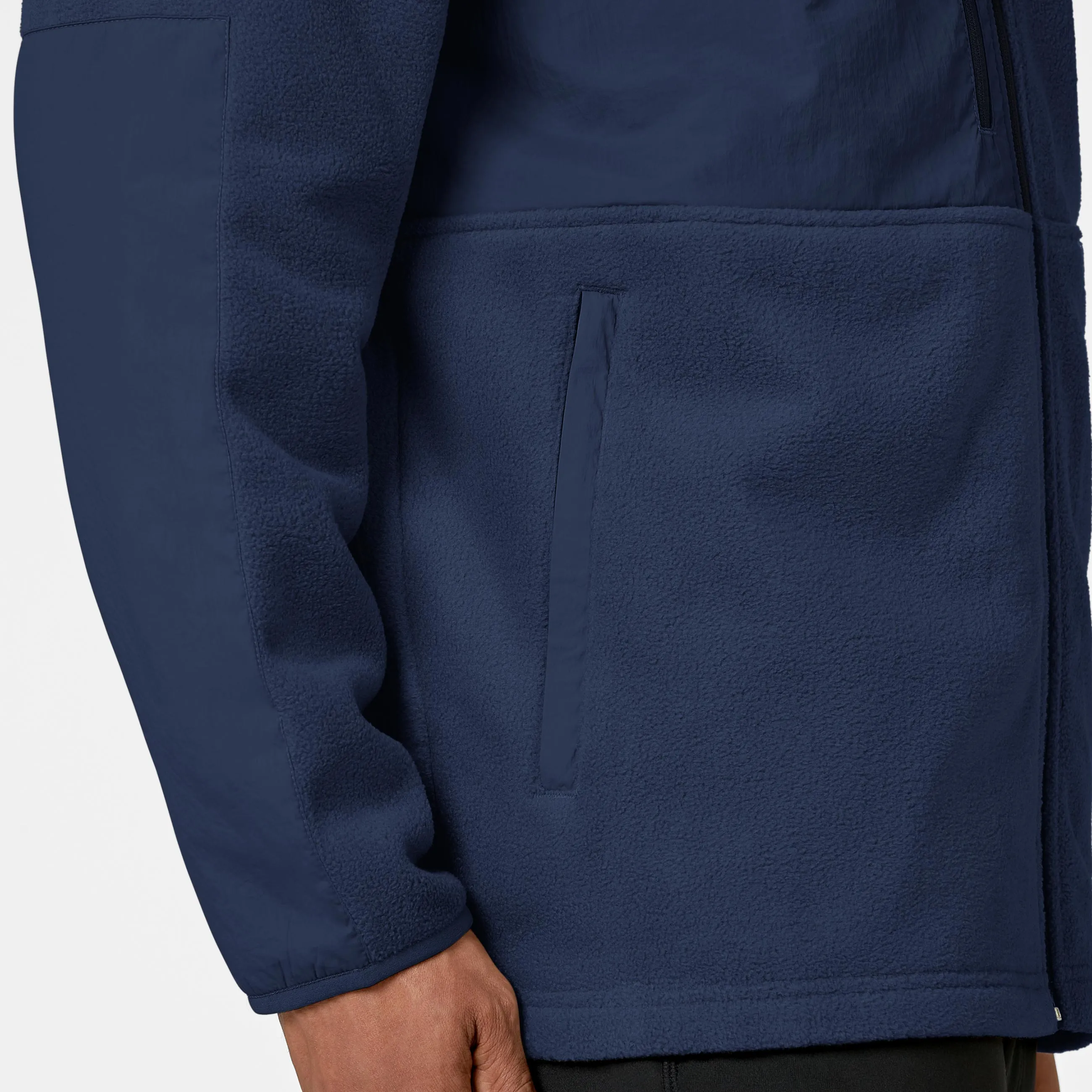 Slate Men's Micro Fleece Zip Jacket - Navy