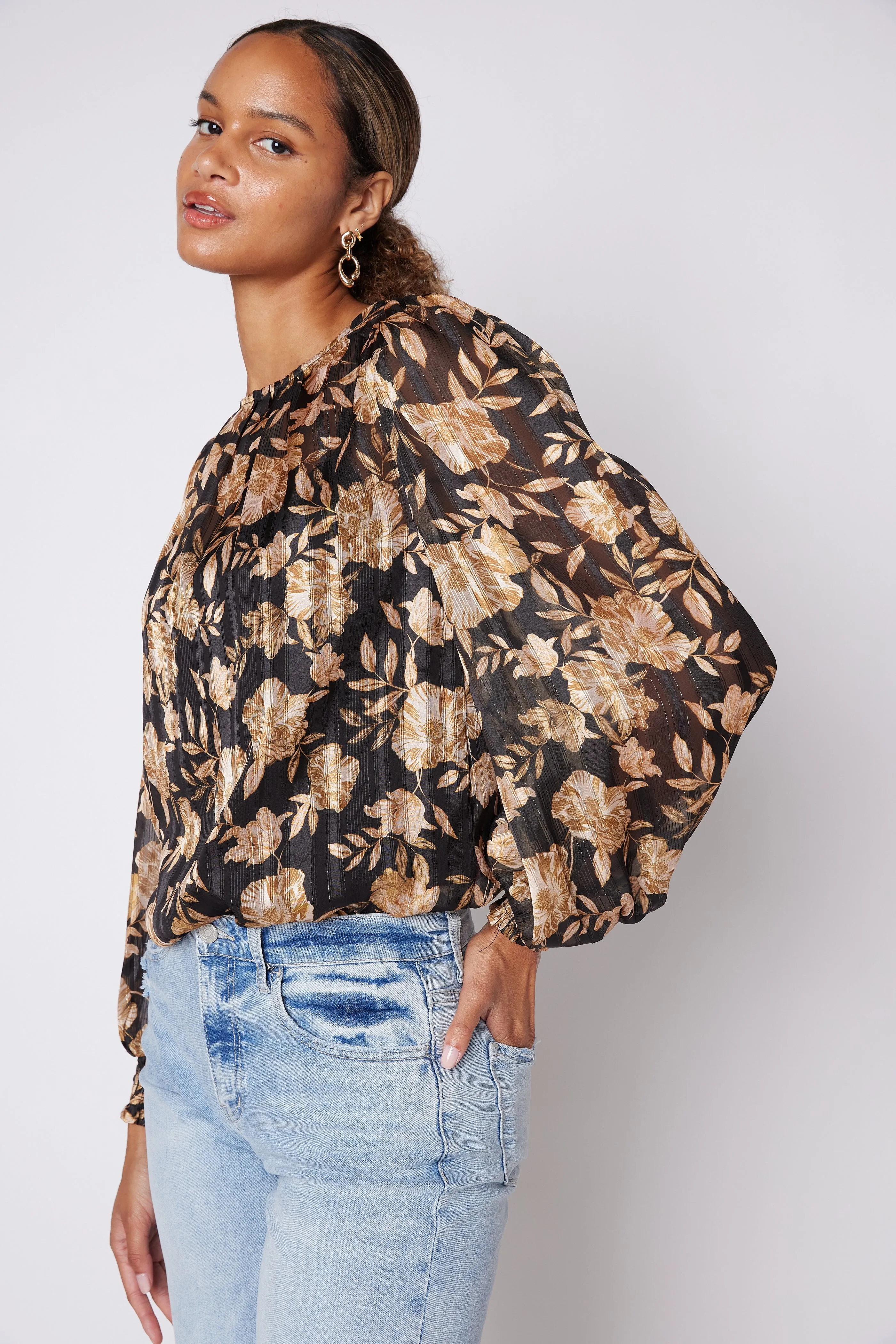 Tessa Floral Long Sleeve Blouse