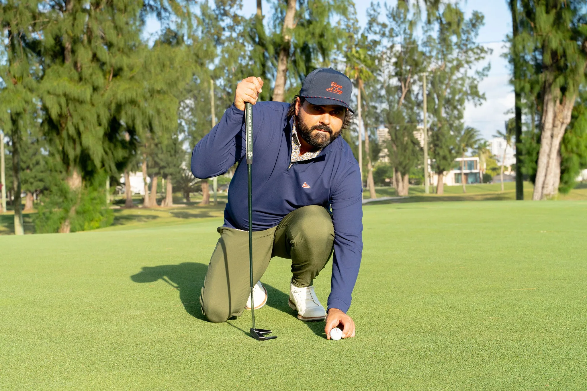 The Navy Quarter-Zip