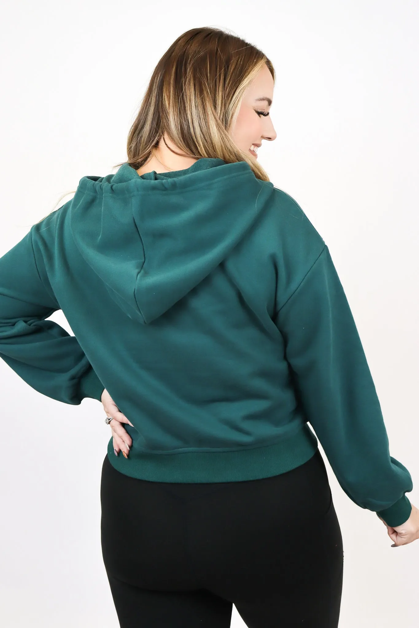 The Weekender V-Neck Crop Hoodie (BFCM)