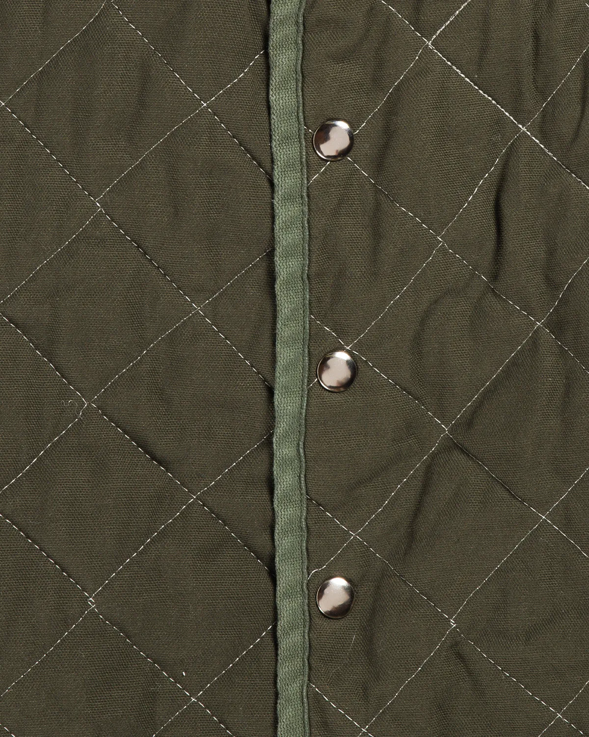 Utility Canvas Snap Vest Olive