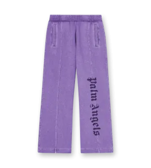 Wide Leg Sweatpants Purple