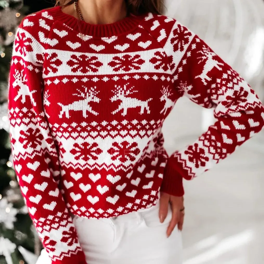 Winter Christmas Sweaters Long Sleeve