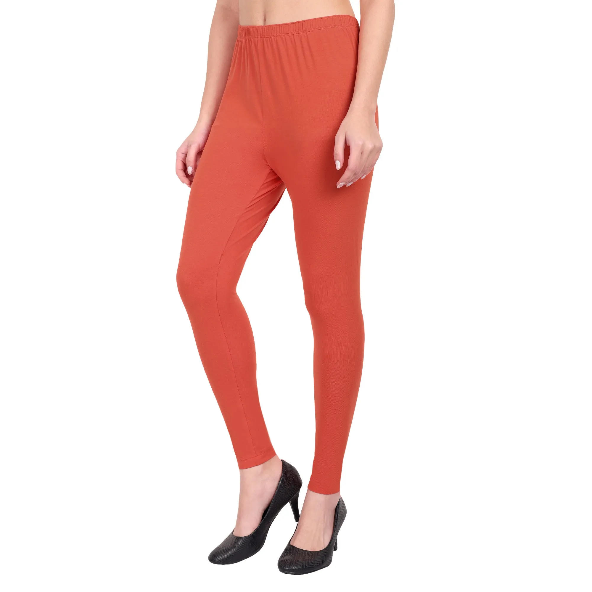 Women Coral Breathable Long Length Legging