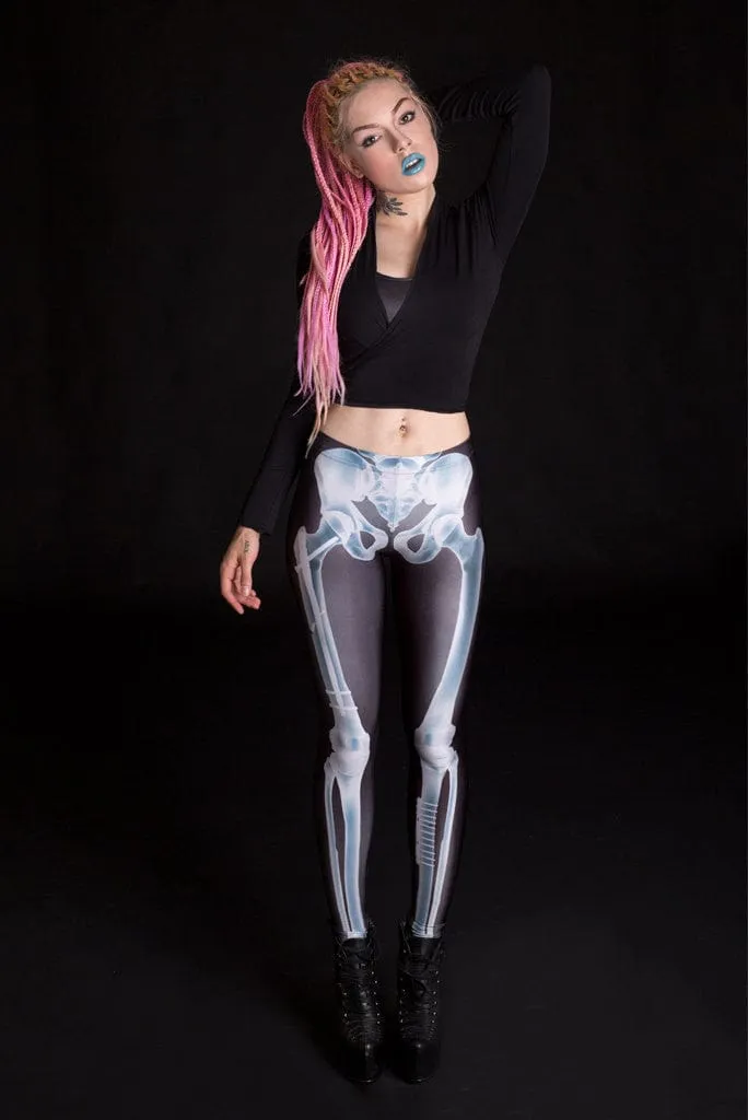 X-Ray Skeleton Leggings